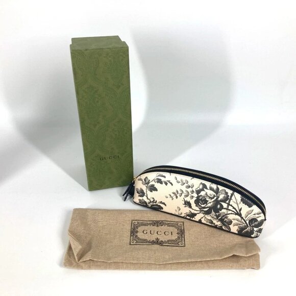 GUCCI 662130 Herbarium logo pencil case pouch stationery pencil case Unused - Picture 1 of 10